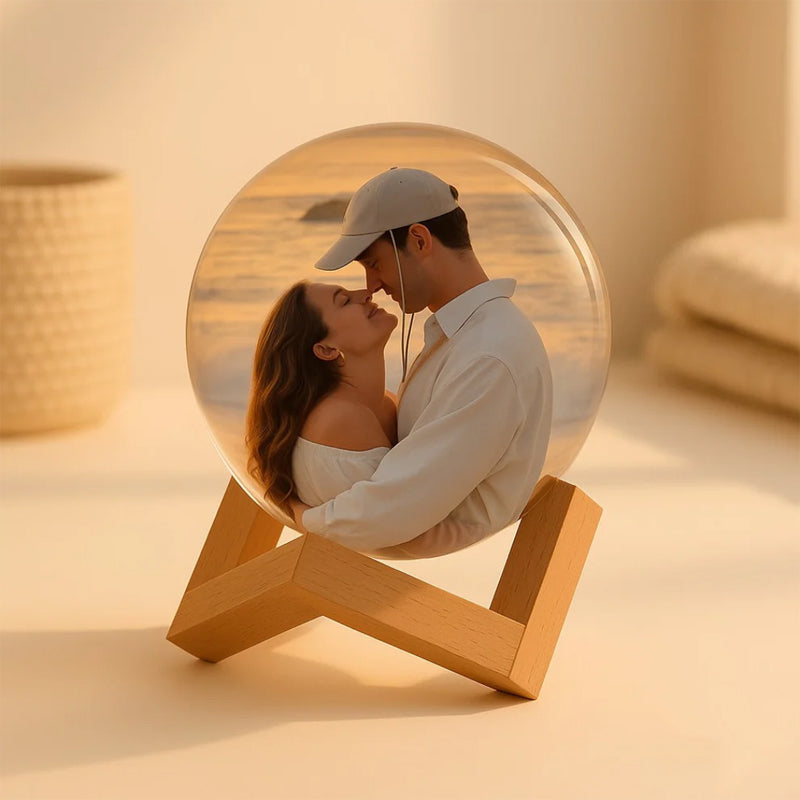 Halo Memories 3D Crystal Memory Sphere – Personalized Video Keepsake Ball