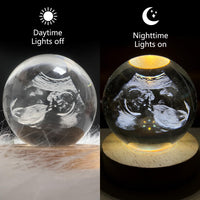 Halo Memories 3D Crystal Memory Sphere – Personalized Video Keepsake Ball