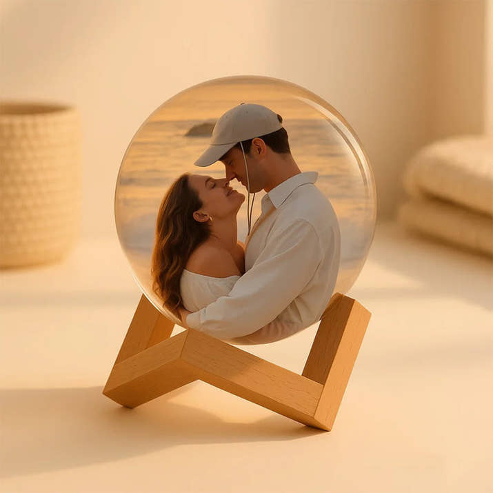 Halo Memories 3D Crystal Memory Sphere – Personalized Video Keepsake Ball